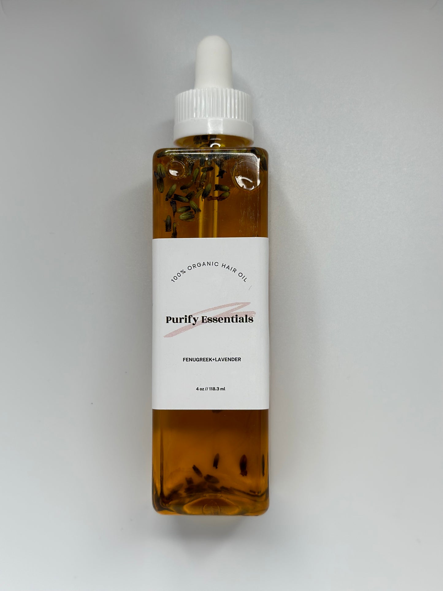 Fenugreek + Lavender Hair Oil (4oz)