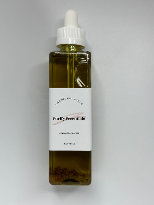 Fenugreek + Teatree Hair Oil (4oz)